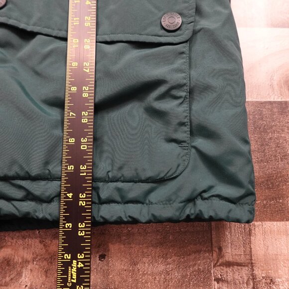 Eddie Bauer Goose Down Jacket Men’s L Green/Navy Vintage 90s Outdoor - Picture 6 of 13